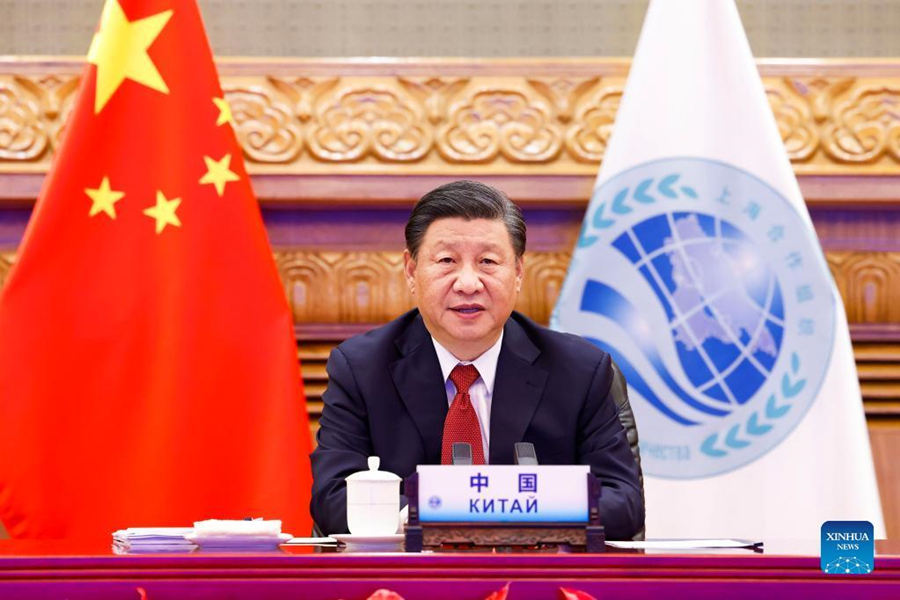 Xi Jinping discursa na reuni?o da OCS