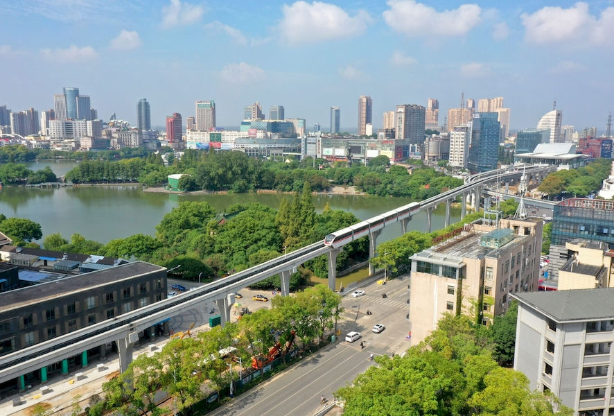 Wuhu lan?a primeiro monotrilho n?o tripulado da China