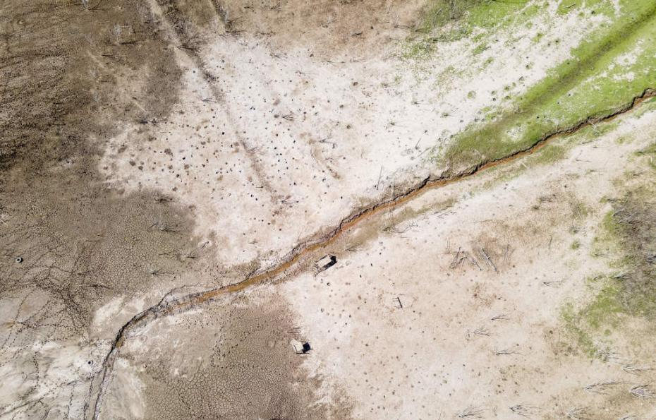 Brasil: água armazenada no maior reservatório em S?o Paulo n?o atinge 30% devido à seca