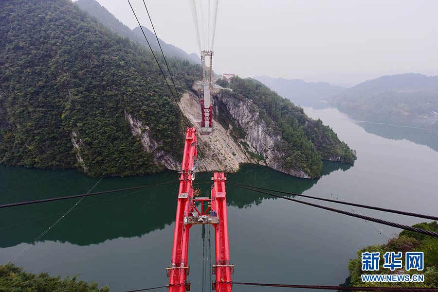 Hubei: ponte Chaoyang está em constru??o