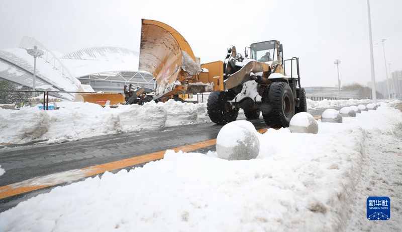 Shenyang com queda de neve mais forte desde 1905
