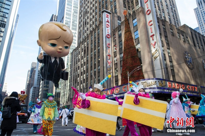 EUA: desfile de Dia de A??o de Gra?as é realizado em Nova York 