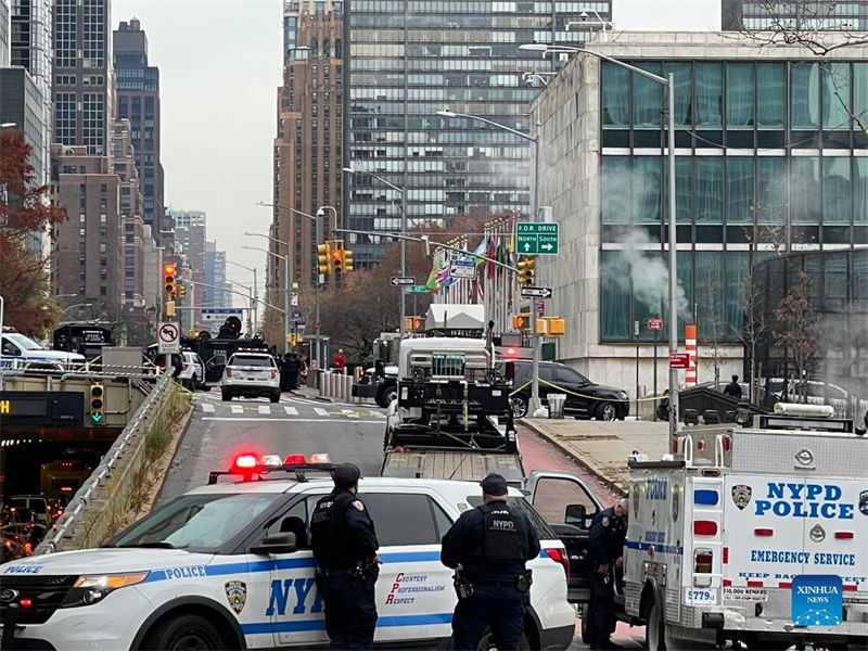 Homem armado rende-se à polícia depois de impasse nas imedia??es da sede da ONU
