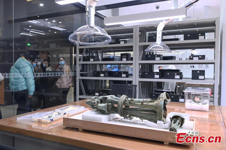 Museu de Sanxingdui abre sala de prote??o de relíquias culturais ao público