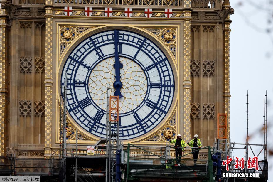 Trabalhos de restaura??o do Big Ben est?o quase concluídos  