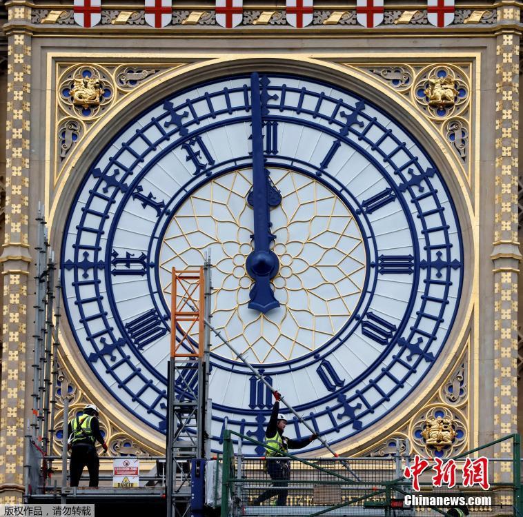 Trabalhos de restaura??o do Big Ben est?o quase concluídos  