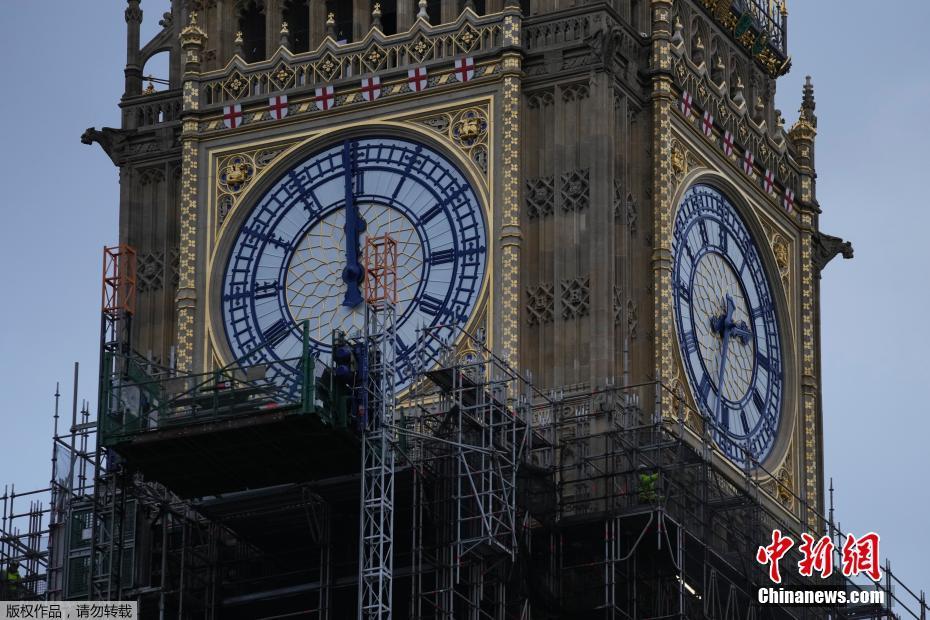 Trabalhos de restaura??o do Big Ben est?o quase concluídos  