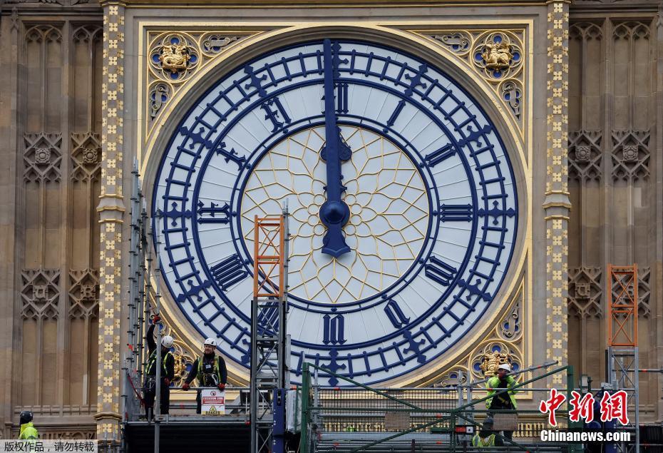 Trabalhos de restaura??o do Big Ben est?o quase concluídos  