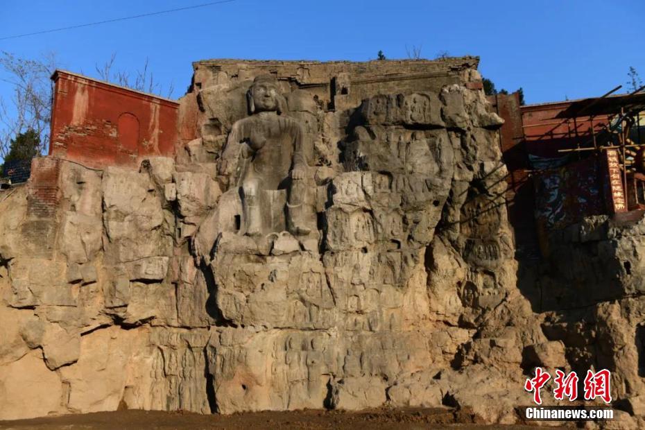 Shanxi descobre ruína de caverna e estátuas de Penhasco dos Mil Budas 