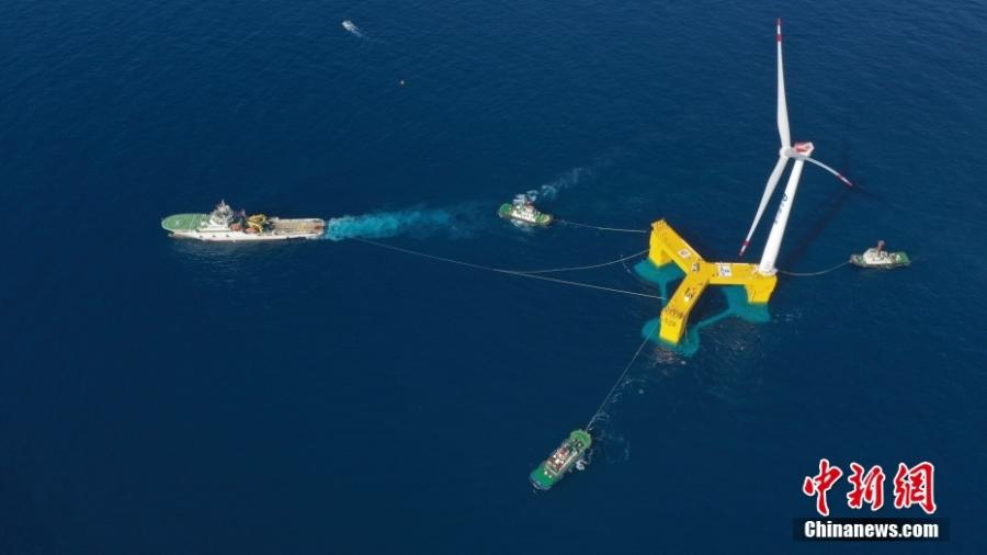 China: primeiro parque eólico offshore de gigawatt inicia gera??o de energia