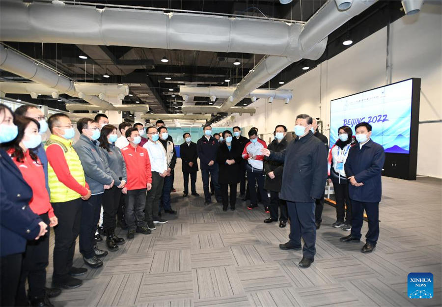 Xi Jinping inspeciona preparativos para as Olimpíadas de Inverno de Beijing 2022