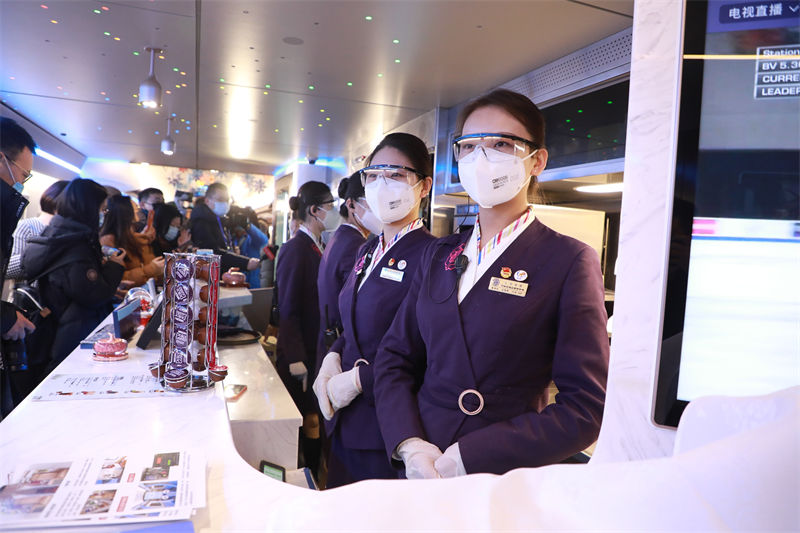 Trem-bala olímpico de inverno de Beijing tem o primeiro estúdio 5G UHD do mundo