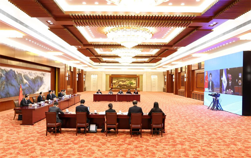 Chefe do Legislativo chinês promete fortalecer intercambios com El Salvador