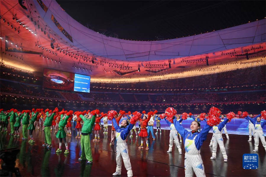 Realizado ensaio da cerim?nia de abertura da Olimpíada de Beijing 2022