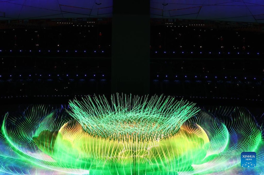 Come?a a cerim?nia de abertura dos Jogos Olímpicos de Inverno de Beijing 2022