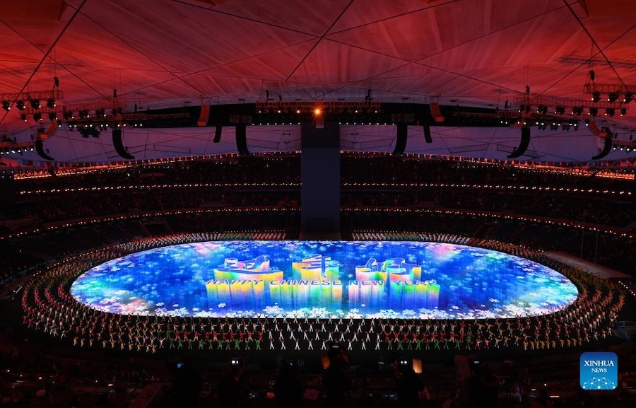 Come?a a cerim?nia de abertura dos Jogos Olímpicos de Inverno de Beijing 2022