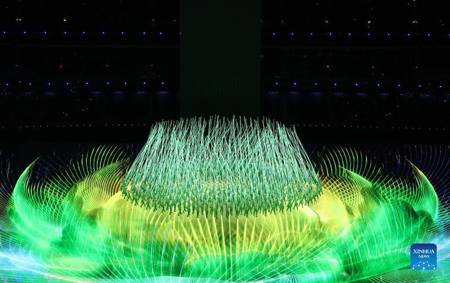 Come?a a cerim?nia de abertura dos Jogos Olímpicos de Inverno de Beijing 2022