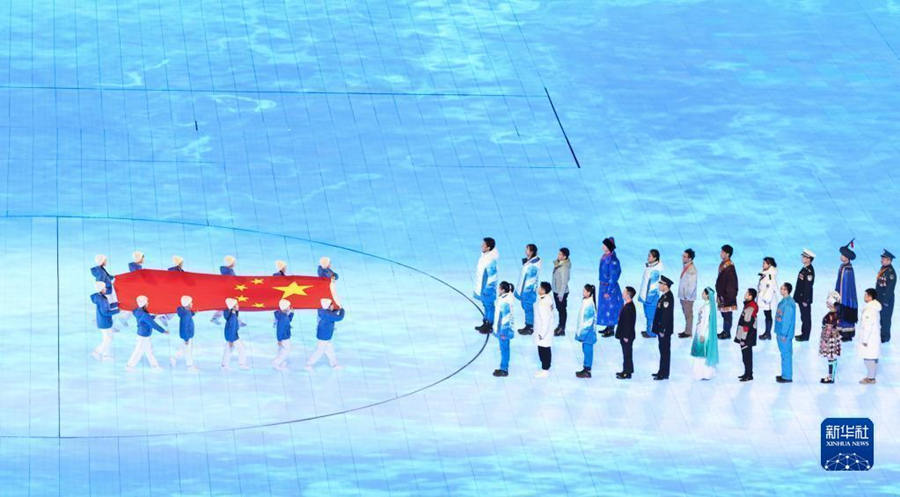 Come?a a cerim?nia de abertura dos Jogos Olímpicos de Inverno de Beijing 2022