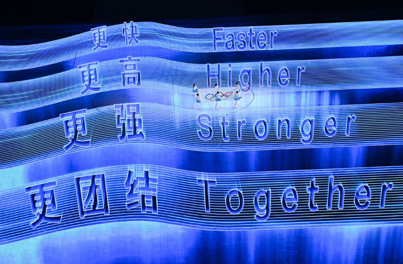 Os melhores momentos da abertura dos Jogos Olímpicos de Inverno de Beijing