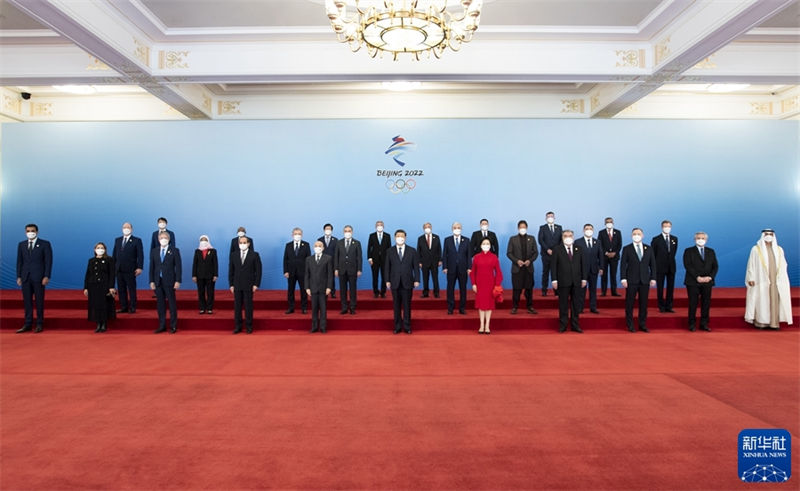 Xi Jinping e sua esposa oferecem banquete para convidados presentes na cerim?nia de abertura das Olimpíadas de Inverno