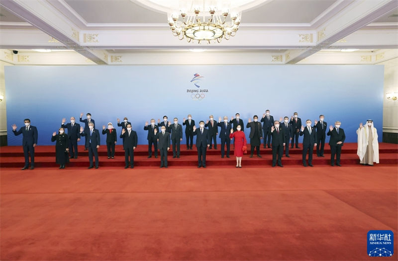 Xi Jinping e sua esposa oferecem banquete para convidados presentes na cerim?nia de abertura das Olimpíadas de Inverno