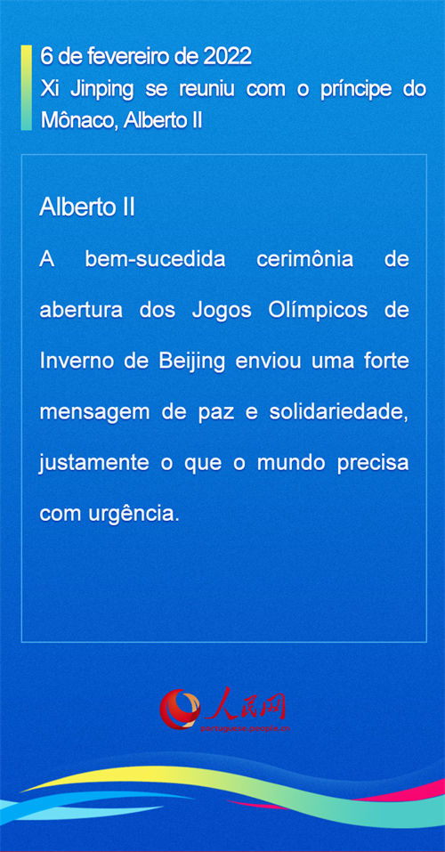 Infográfico: considera??es dos líderes estrangeiros durante Beijing 2022
