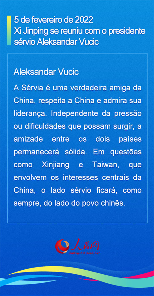 Infográfico: considera??es dos líderes estrangeiros durante Beijing 2022