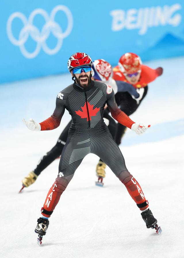 Canadá vence revezamento 5.000m masculino de patina??o de velocidade em pista curta em Beijing 2022