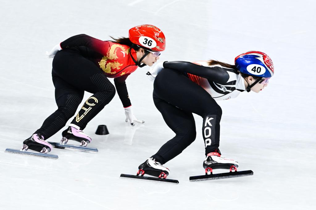 Choi, da Coreia do Sul, defende título feminino de patina??o de velocidade em pista curta de 1.500m em Beijing 2022