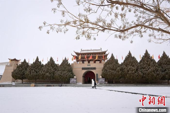Galeria: Dunhuang recebe queda de neve
