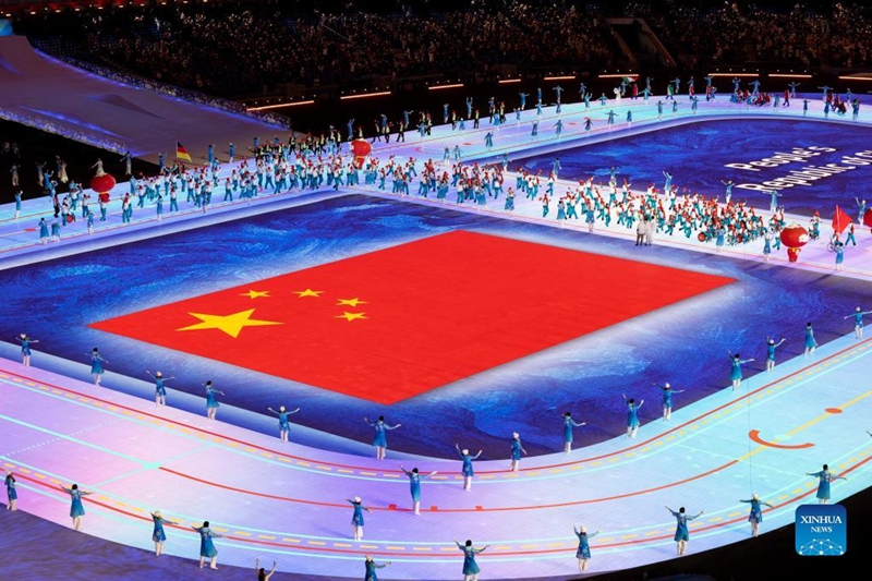 Cerim?nia de abertura dos Jogos Paralímpicos de Inverno de 2022 realizada em Beijing