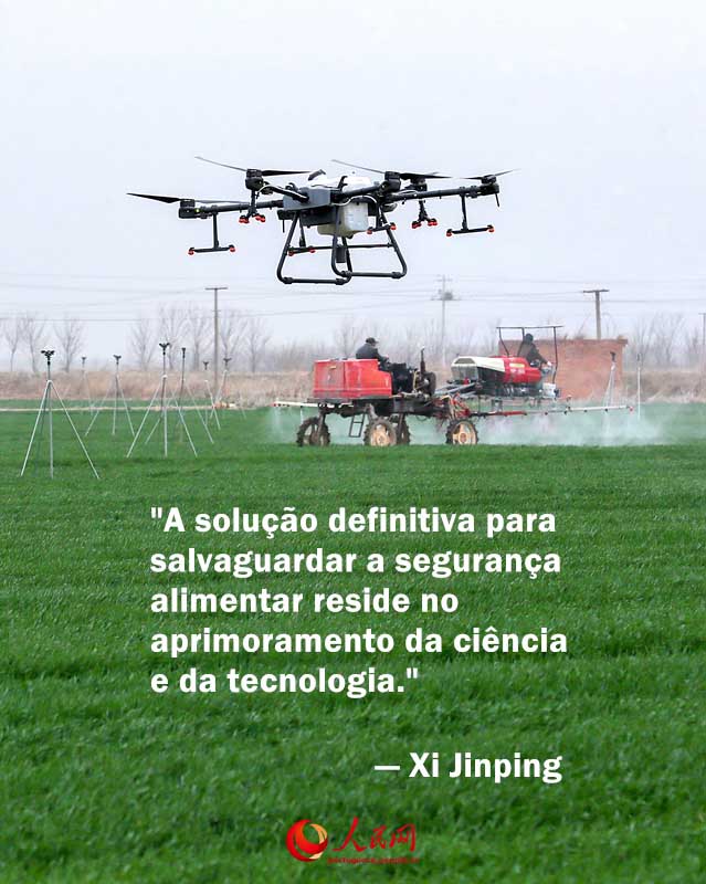 Presidente Xi Jinping enfatiza seguran?a alimentar nas Duas Sess?es