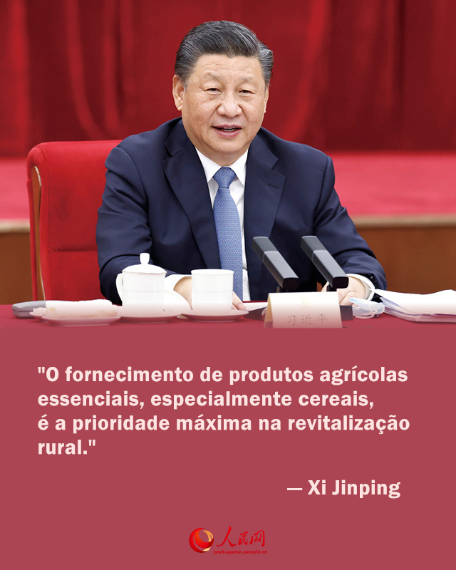 Presidente Xi Jinping enfatiza seguran?a alimentar nas Duas Sess?es