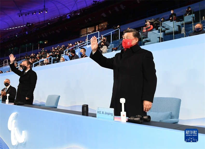 Xi Jinping participa da cerim?nia de encerramento dos Jogos Paralímpicos de Inverno de Beijing