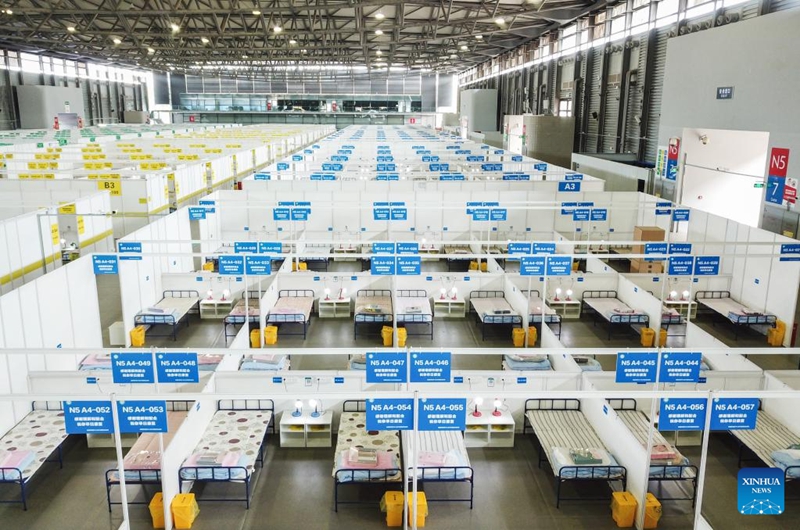 Shanghai converte centro de exposi??es em local de quarentena