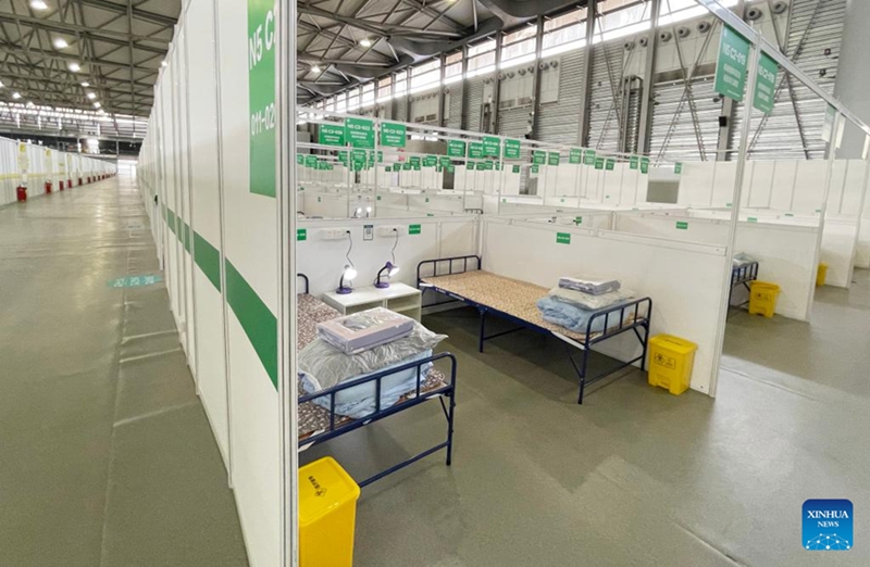 Shanghai converte centro de exposi??es em local de quarentena