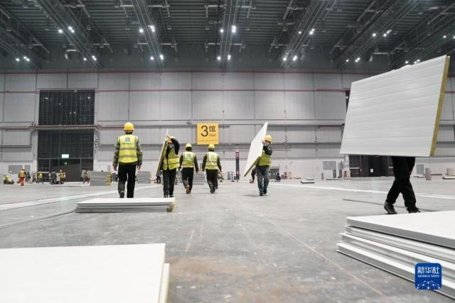 Centro Nacional de Exposi??es de Shanghai será transformado em hospital de campanha