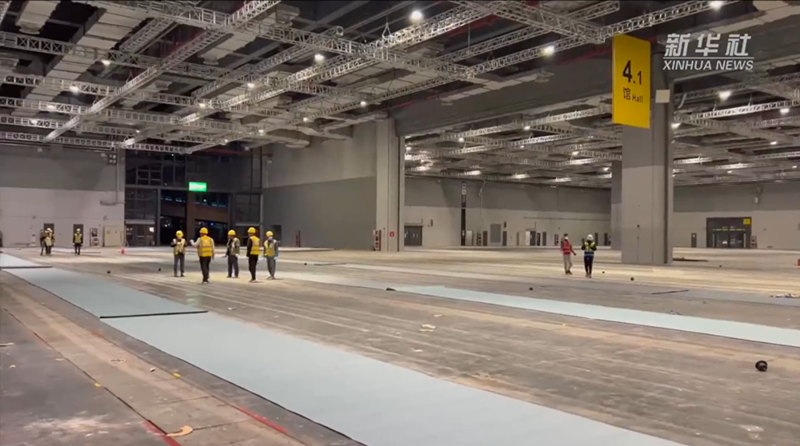 Centro Nacional de Exposi??es de Shanghai será transformado em hospital de campanha