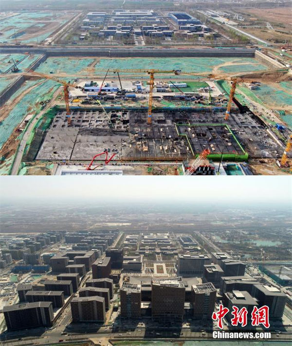 Galeria: fotografias aéreas das mudan?as em Xiong’an