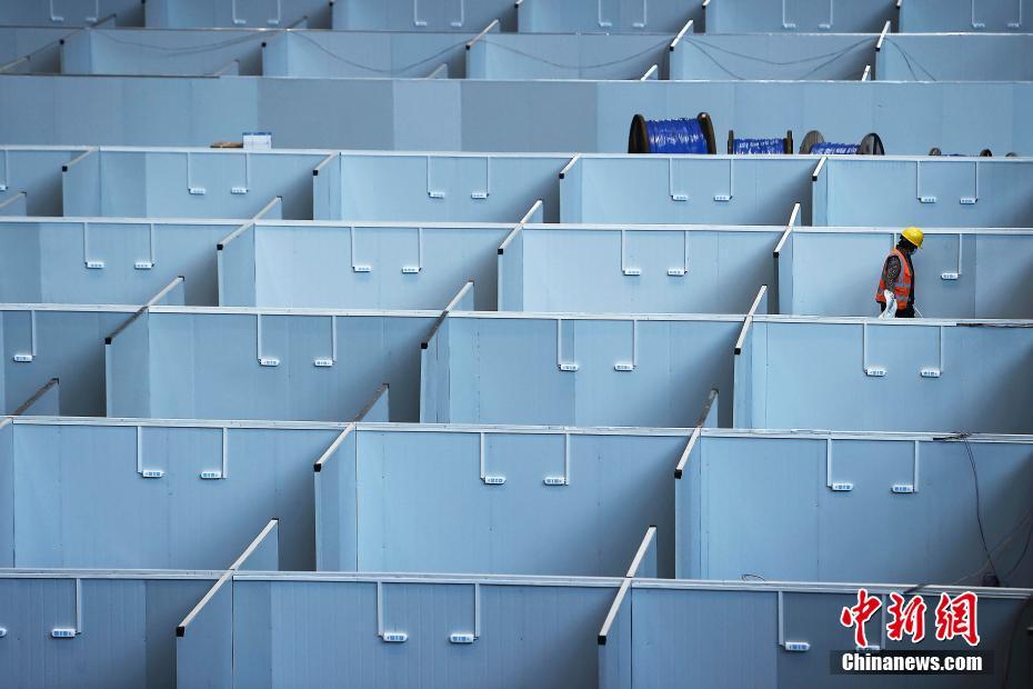 Shanghai acelera constru??o do hospital de campanha do Centro Nacional de Exposi??es