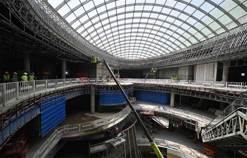 Constru??o do projeto da Cidade Internacional Duty Free de Haikou decorre sem incidentes