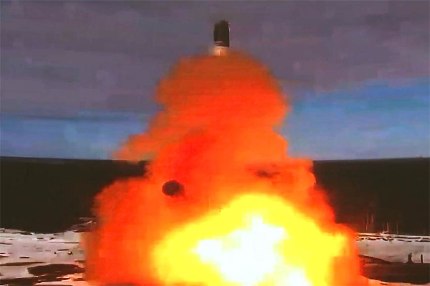 Rússia anuncia lan?amento bem sucedido do teste de míssil balístico intercontinental Sarmat