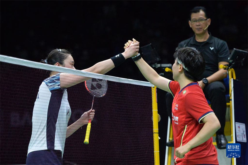 Sele??o feminina chinesa de badminton é vice-campe? na Copa Uber