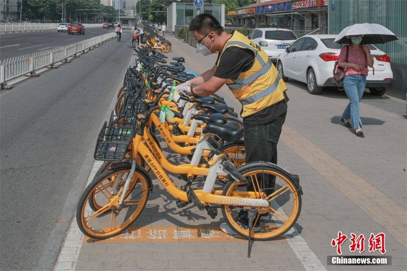 Beijing: bicicletas compartilhadas s?o equipadas com 