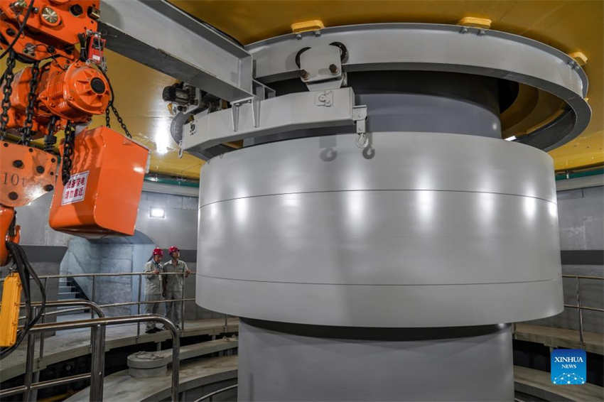 Nova unidade produ??o energética inicia opera??o na usina hidrelétrica de Baihetan