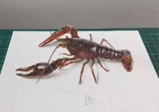 China: Pintura 3D realista se torna viral na internet