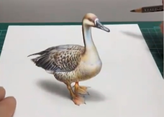 China: Pintura 3D realista se torna viral na internet