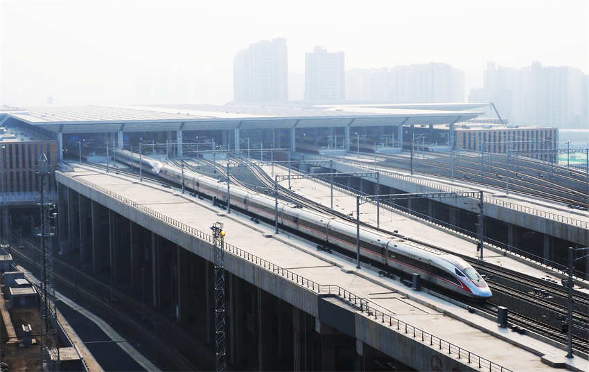Beijing: emblemática esta??o ferroviária de Fengtai retoma transporte de passageiros