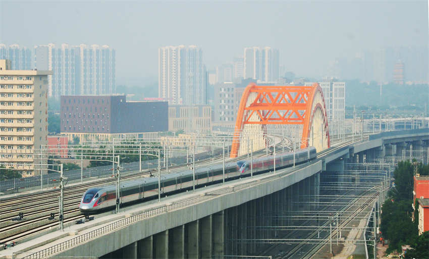 Beijing: emblemática esta??o ferroviária de Fengtai retoma transporte de passageiros