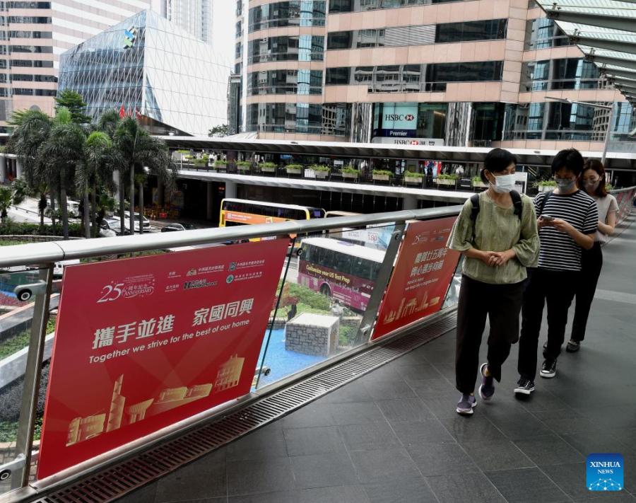 Galeria: Hong Kong comemora 25 anos do retorno à China